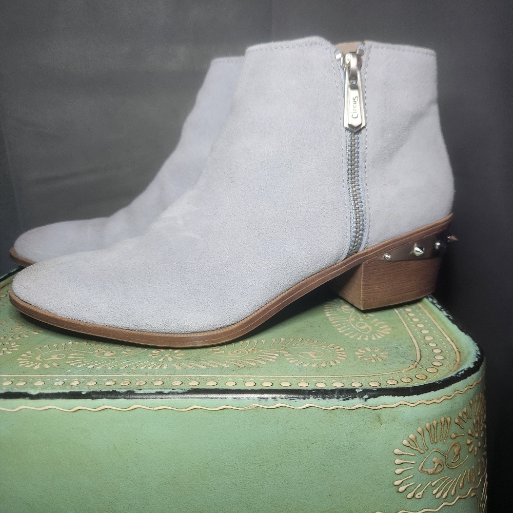 Sam Edelman Circus Holt AnklrBoots in Opal Blue